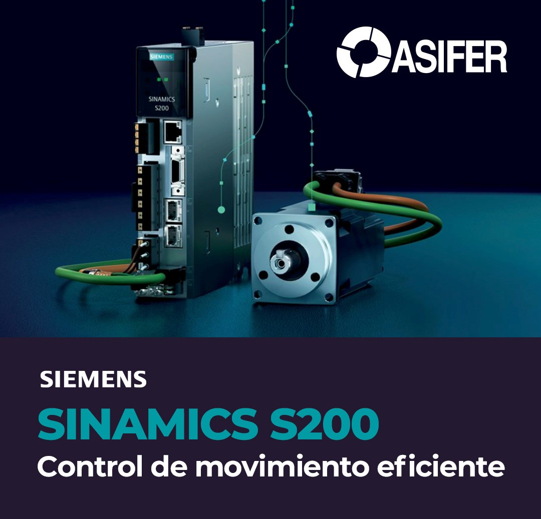 Nueva solución de servoaccionamiento SINAMICS S200